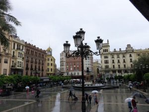 Plaza de las Tendillas desde el bus