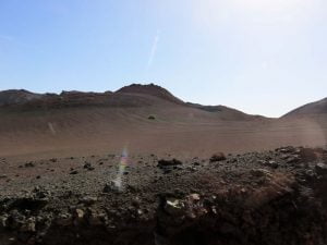 Paisaje marciano en Lanzarote