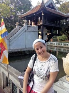 Visita a la pagoda de un pilar en Hanoi