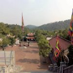 Banderas en la pagoda