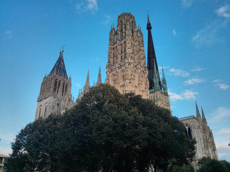Catedral de Rouen en Normandía