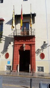 Entrada a Casas de la Judería en Sevilla