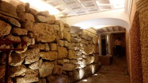 Dentro de las Casas de la Judería en Sevilla