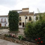 En la plaza de Santa Ana en Cañete de las Torres en Córdoba