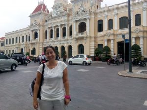 Edificios coloniales en Ho Chi Minh