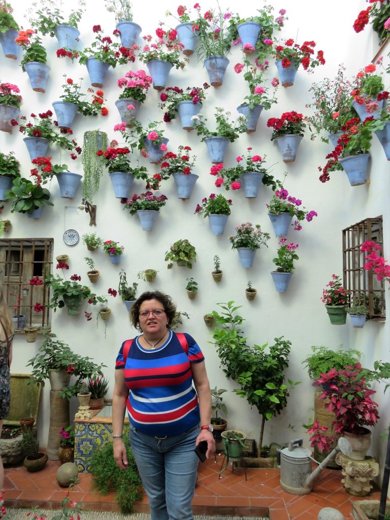 Luz Picos en el Patio Juan Rufo de Córdoba