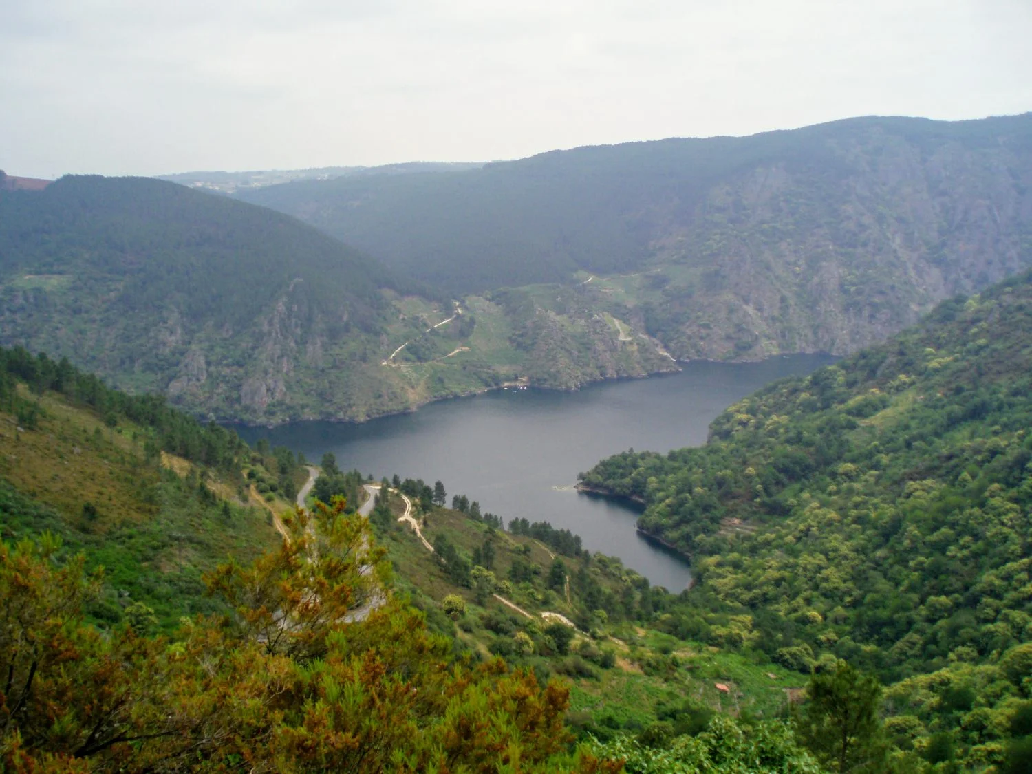 Vista de los cañones