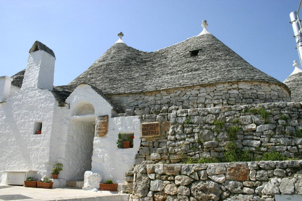 Trulli siameses en Alberobello
