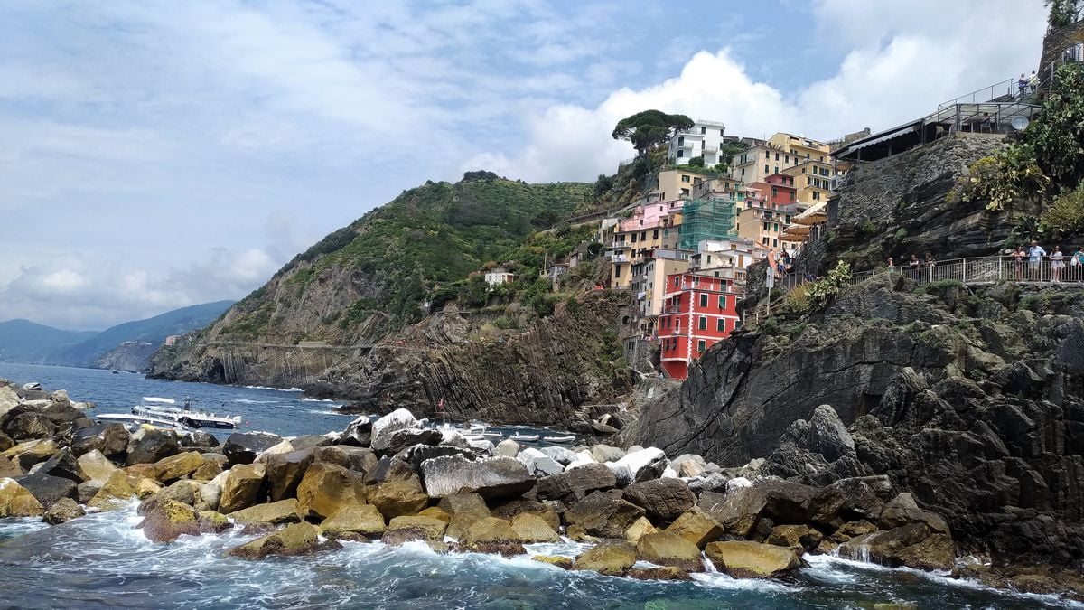 Riomaggiore en la Cinque Terre_ Liguria_Italia