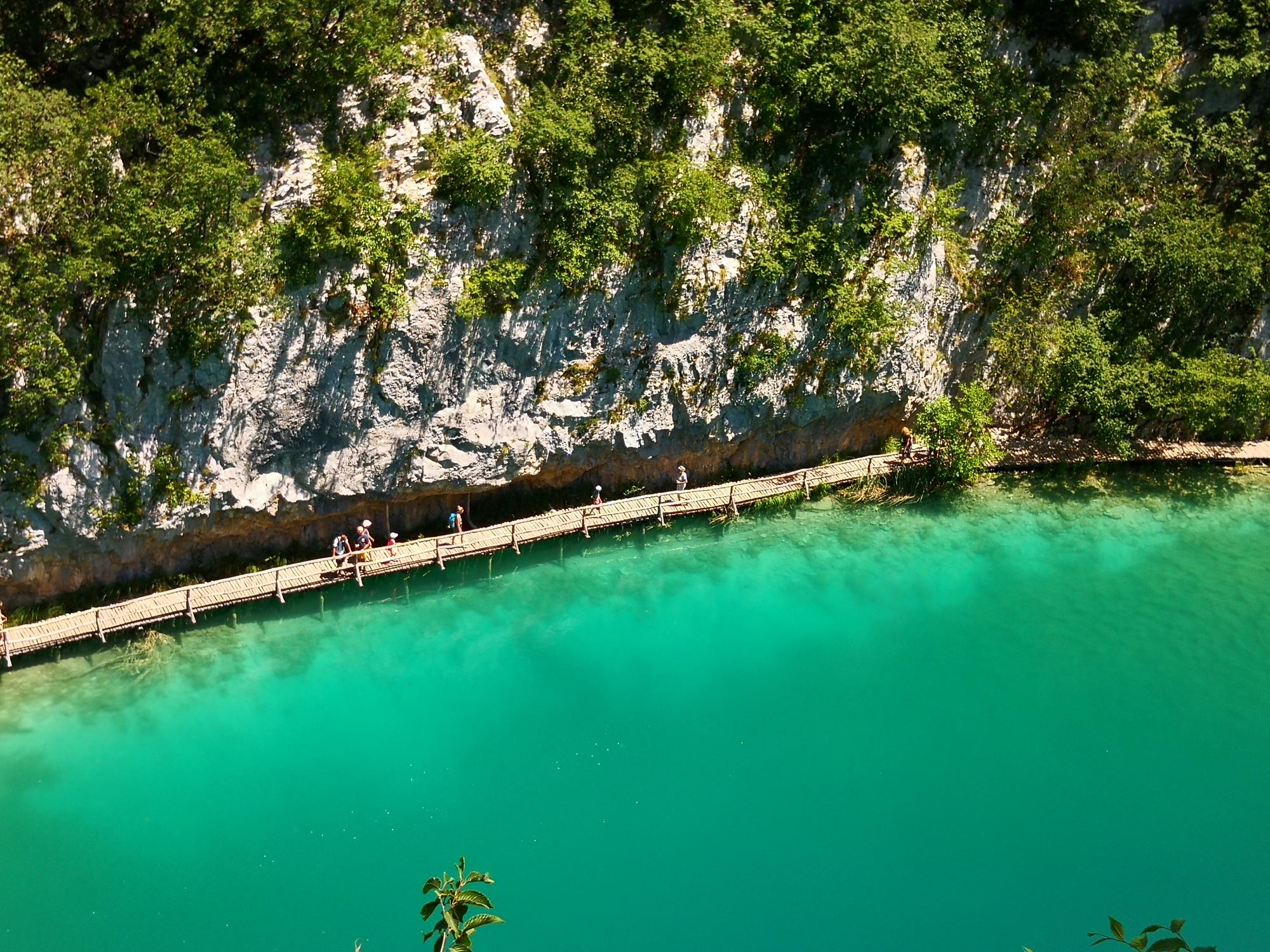 Paserela inferior en los Lagos Plitvice