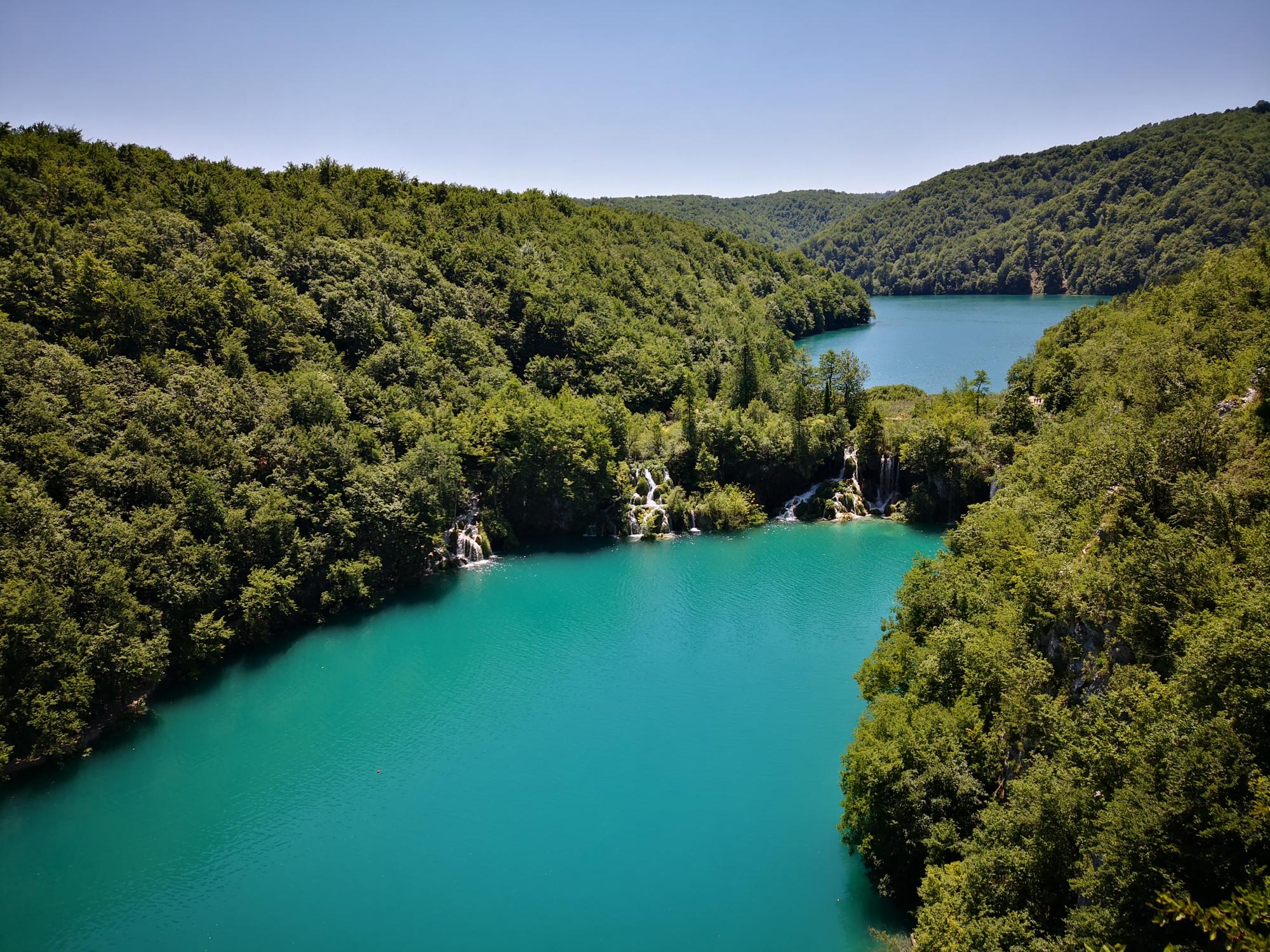 Conexión entre los lagos Milanovac y Korana
