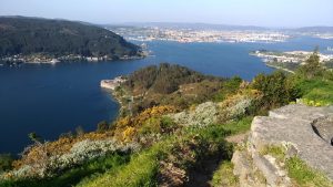 Vista de la Ria hacia Ferrol