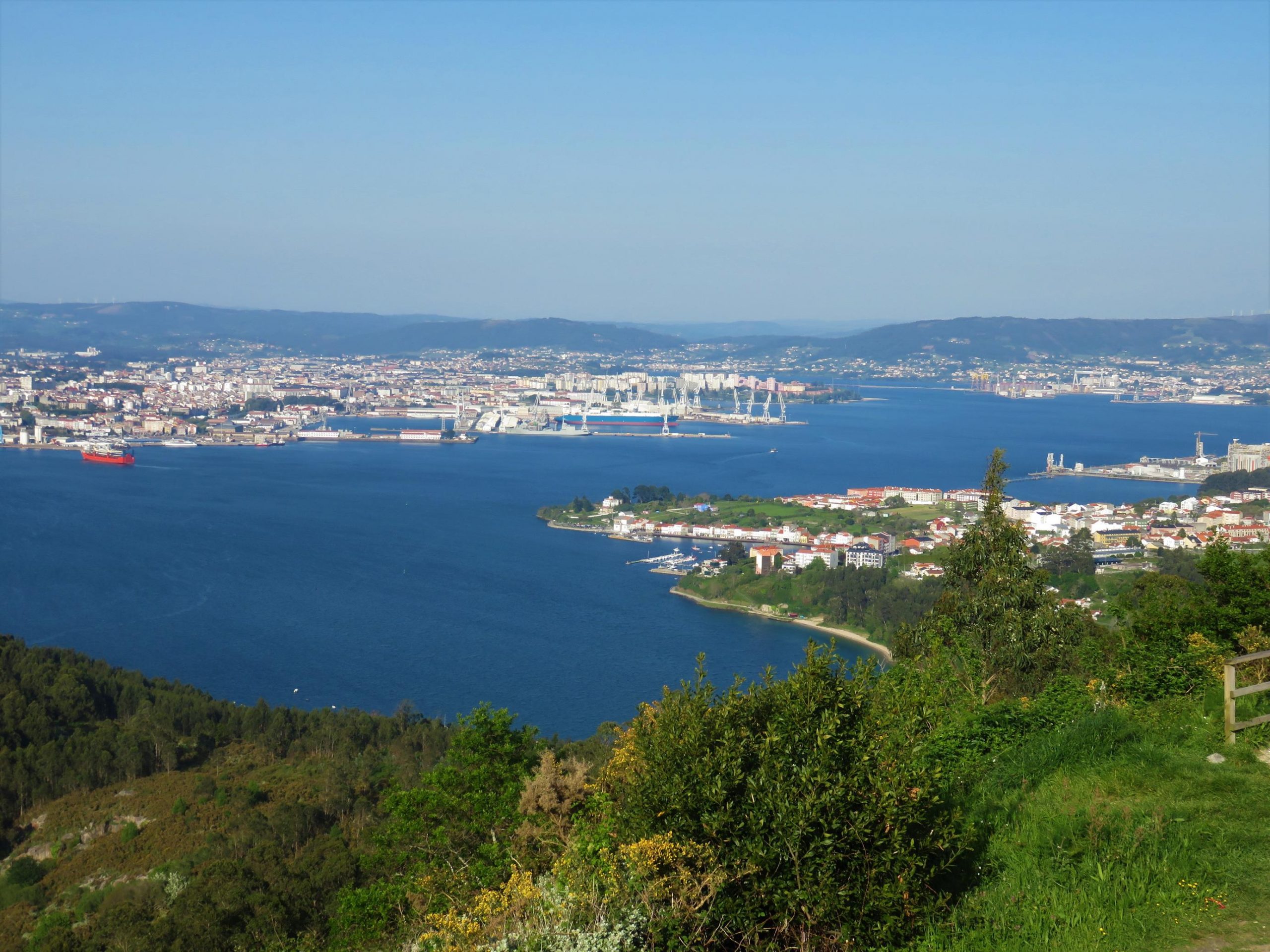 Vista de la ría de Ferrol