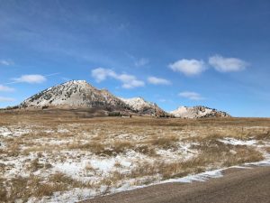 Llegando a Bear Butte State Park