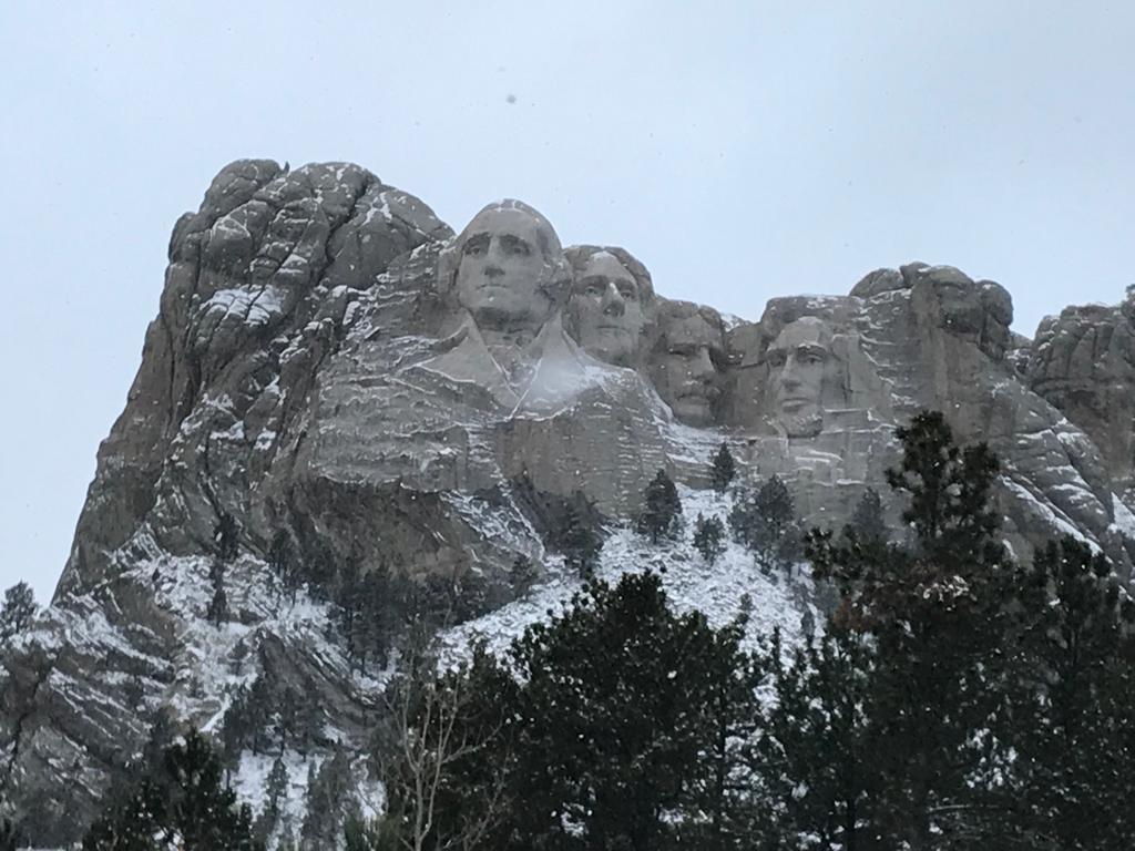 Los 4 presidentes en el Rushmore Memorial