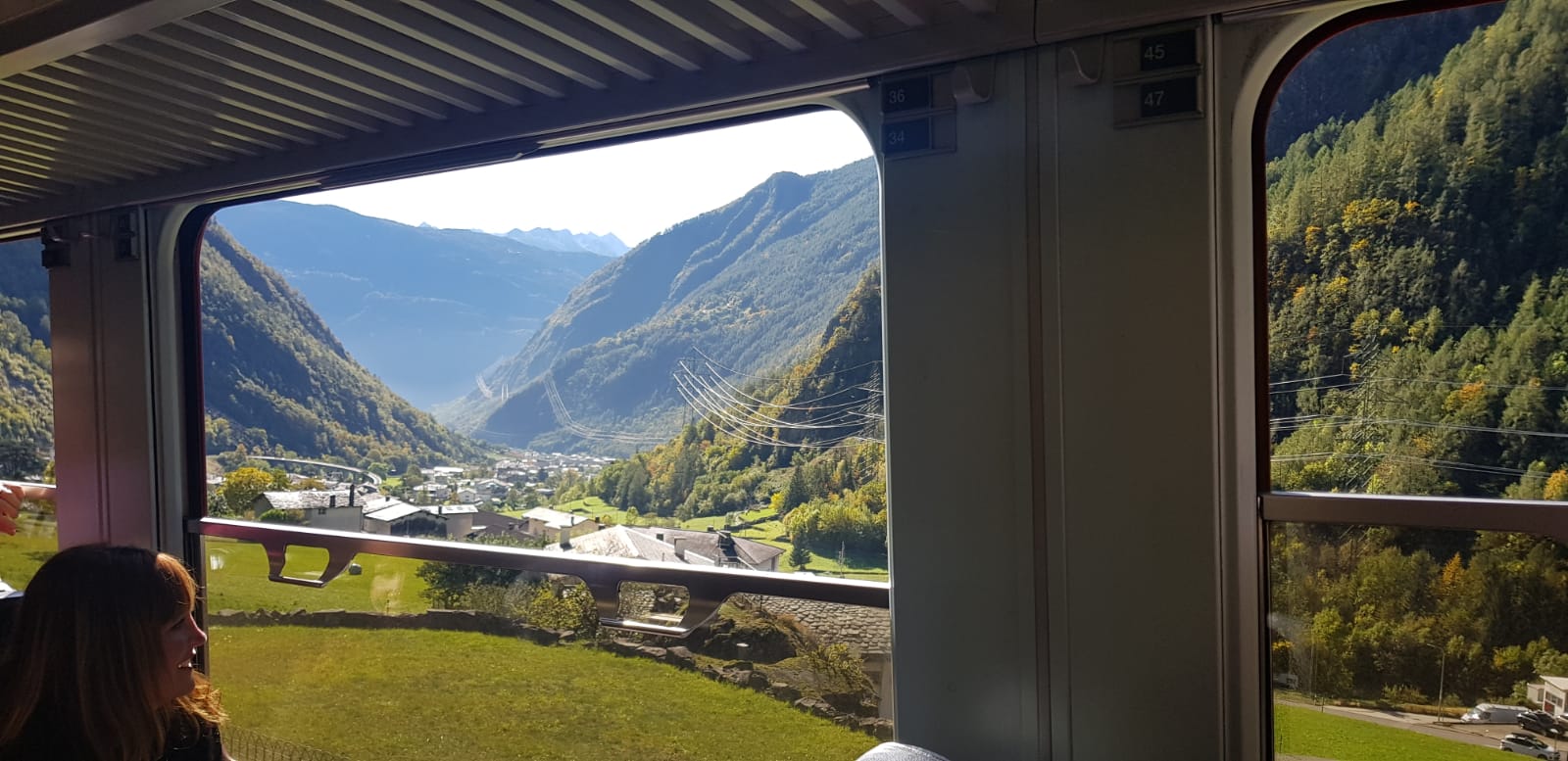Paisajes desde el tren Bernina Express