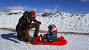 A la nieve en el Peloponeso
