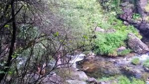 Pozas en la Fervenza do Belelle