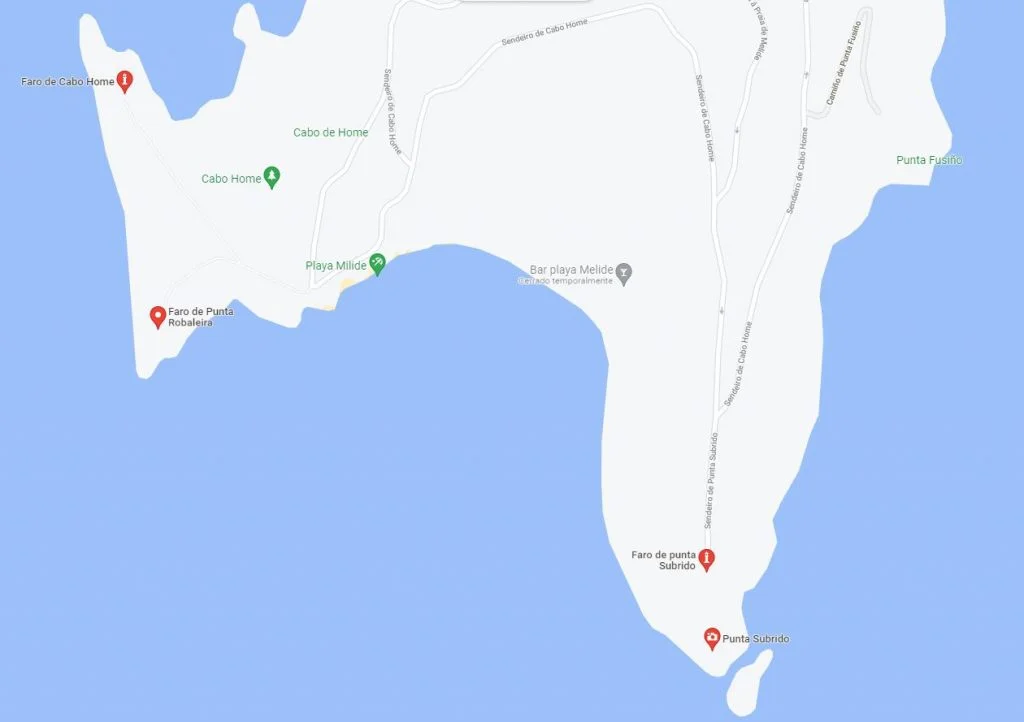 Punta Robaleira_Google Maps