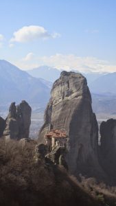 Monasterios en las nubes en Grecia