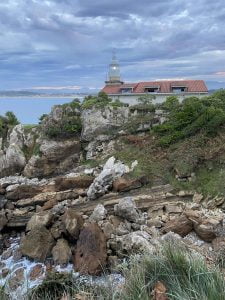 El faro de la Cerda en Santander
