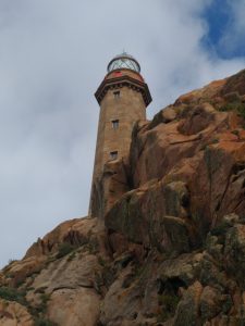 Faro de Cabo Vilán en la roca