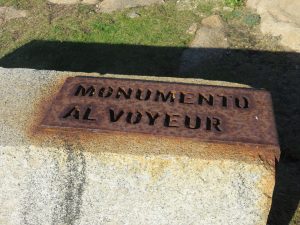 Placa Monumento al Voyeur