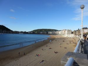 Playa de la Concha en San Sebastián