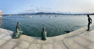 Tres monumentos en Santander