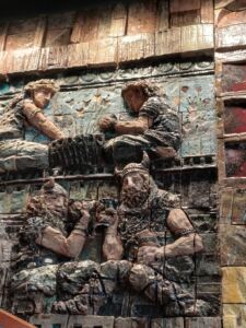 Vikingos en los mosaicos del MEGA