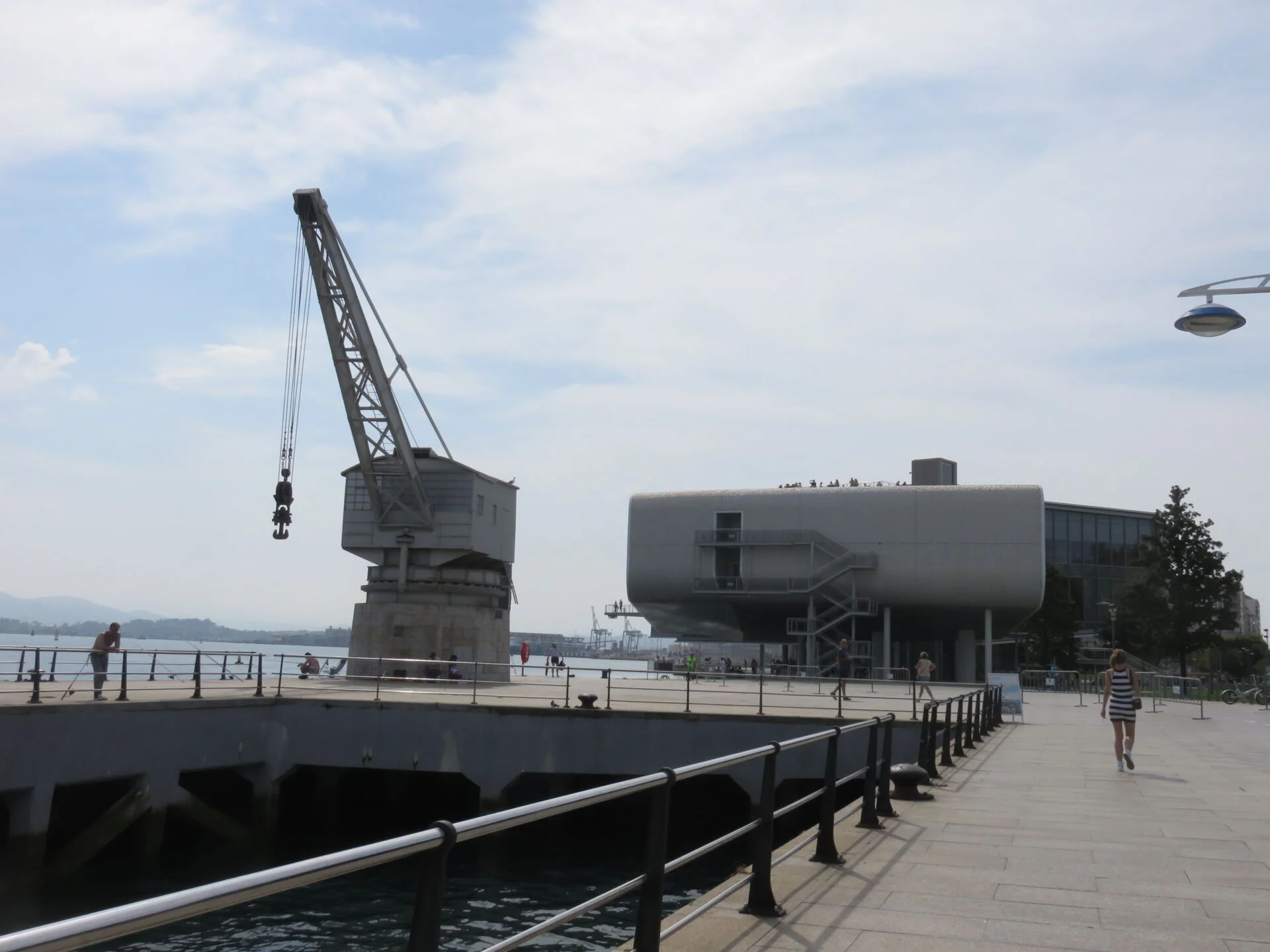 Centro Botín y Grúa de Piedra