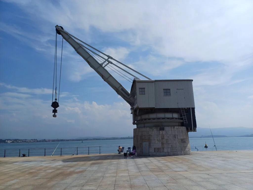 Vista de la Grúa de Piedra de Santander