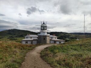 Llegando al faro de Estaca de Bares