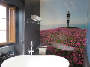 Baño con vistas en Faro Isla Pancha