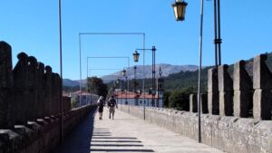 Peregrinos en Ponte de Lima