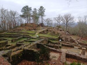 Vista panorámica de la villa romana