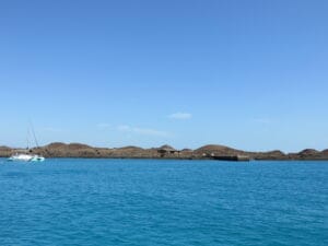 Centro de Interpretación Isla de Lobos desde el ferry