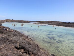 Un baño en El Puertito