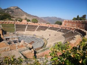 Teatro de Taormina en Sicilia