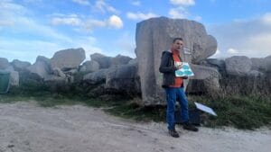 Geólogo y guía Fran Canosa