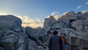 Formaciones graníticas en Xove