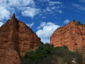 Montañas modeladas en Las Médulas