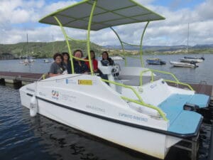 Ecobarco Xouva en Castrelo de Miño