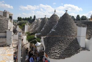 Los trulli con sus conos