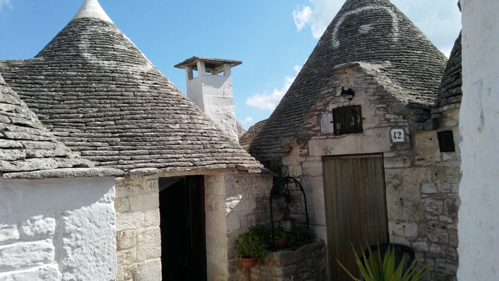 Entrada de un trullo