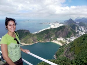Raquel Lugo en Río de Janeiro
