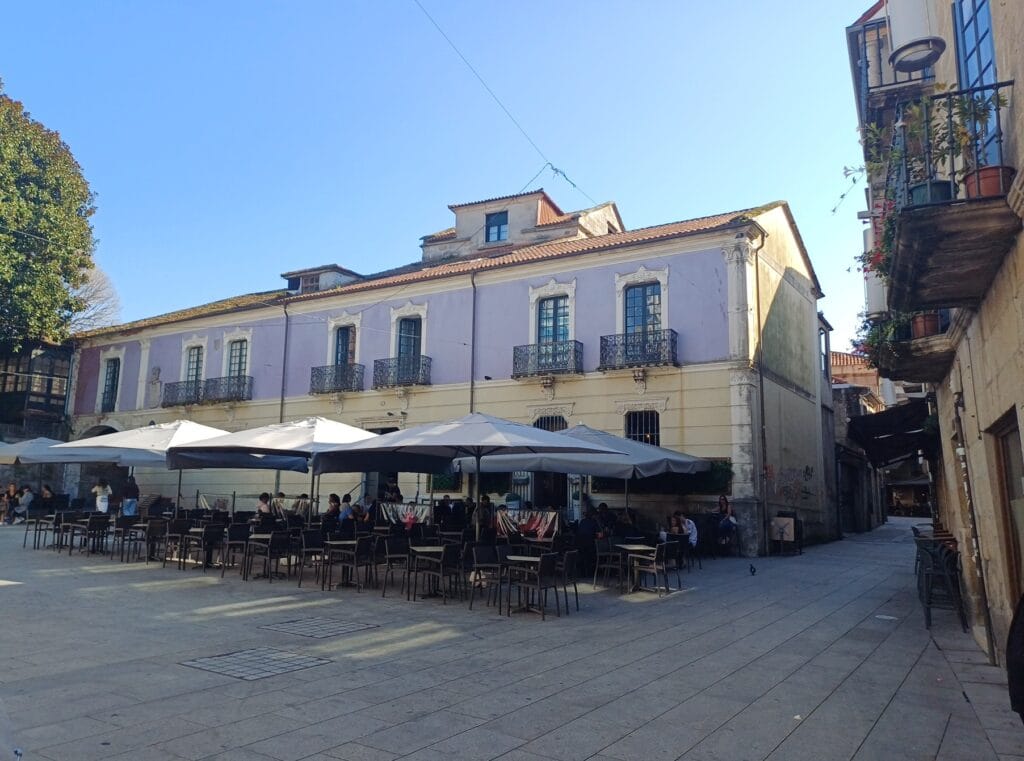 Plaza de Méndez Nuñez en Pontevedra