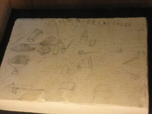 Muestra de los grafitos de Oia